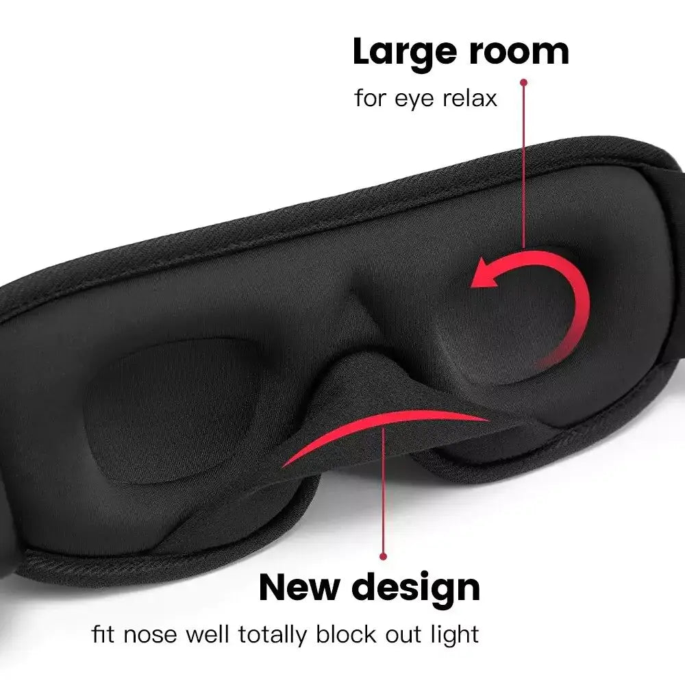 3D Contoured Sleep Mask