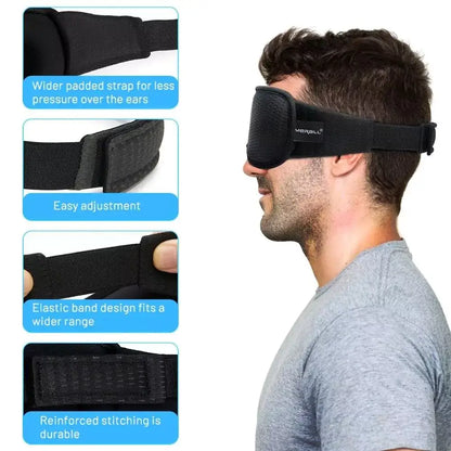 3D Contoured Sleep Mask